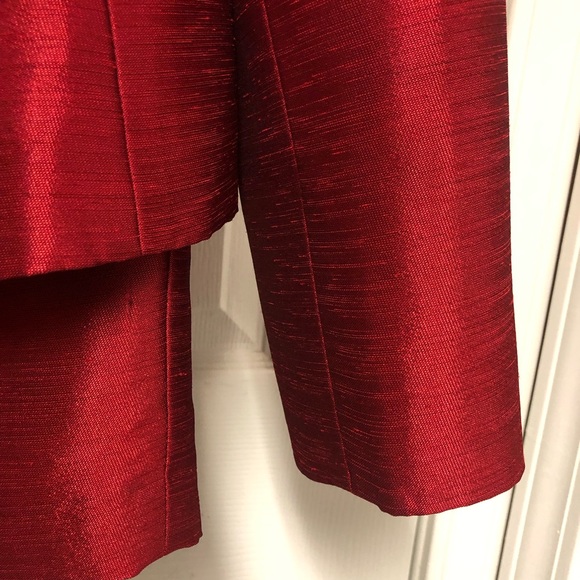 KASPER Two Piece Formal Cranberry Women’s Suit - Picture 7 of 15